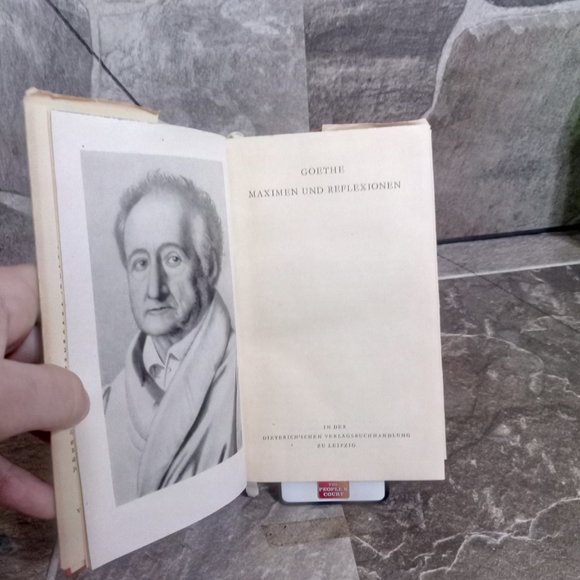 Vintage Maximen und Reflexion Goethe Book (Maximand Reflections) 1953 - Picture 5 of 6